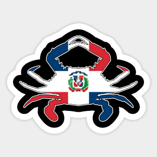 Dominican Republic Crab Sticker